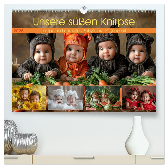 Unsere süßen Knirpse (CALVENDO Premium Wandkalender 2026)