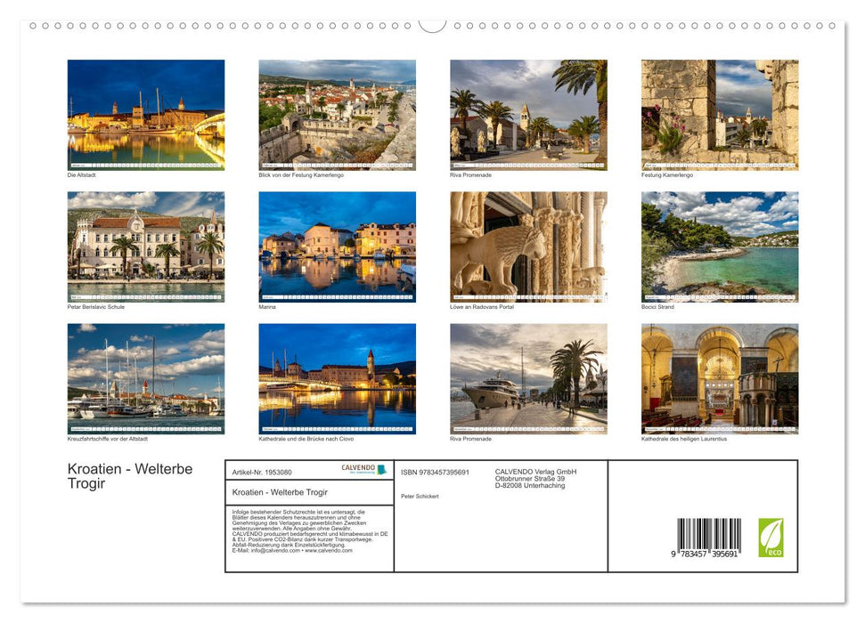 Kroatien - Welterbe Trogir (CALVENDO Premium Wandkalender 2026)