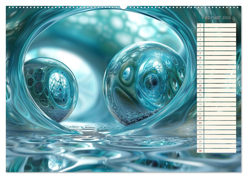 Elegante Wunderwelten (CALVENDO Premium Wandkalender 2026)