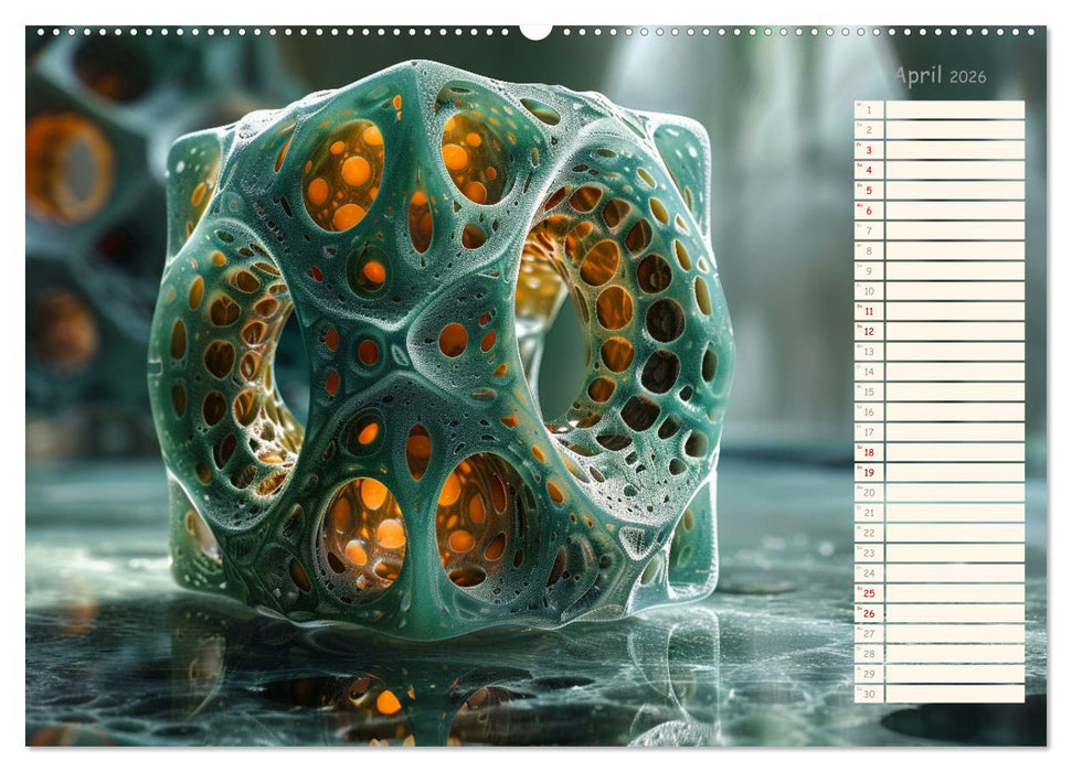 Elegante Wunderwelten (CALVENDO Premium Wandkalender 2026)