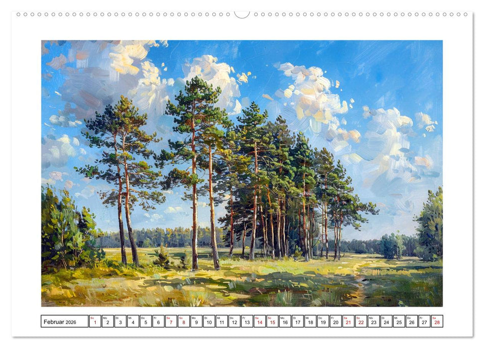 Reise mit der ostslawischen Seele (CALVENDO Premium Wandkalender 2026)