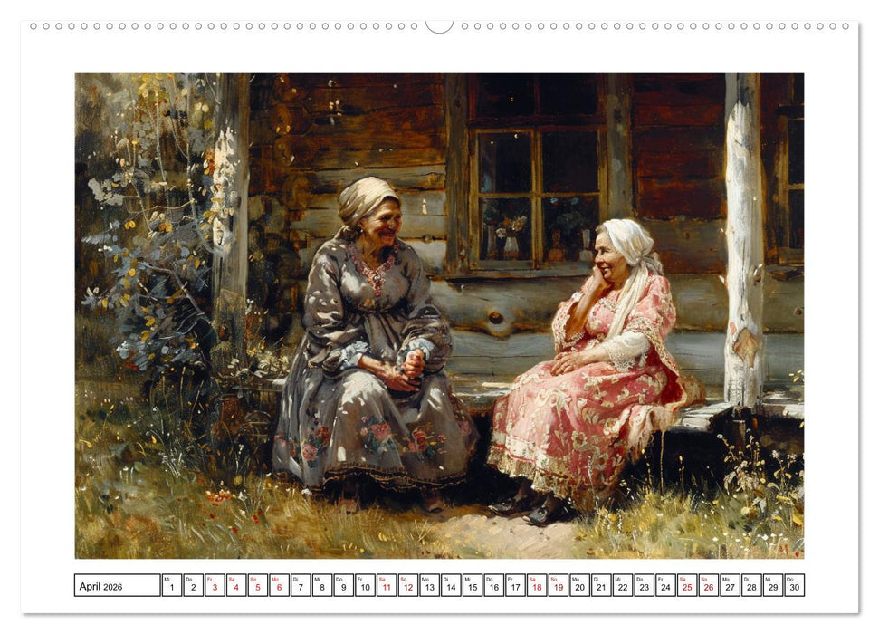 Reise mit der ostslawischen Seele (CALVENDO Premium Wandkalender 2026)