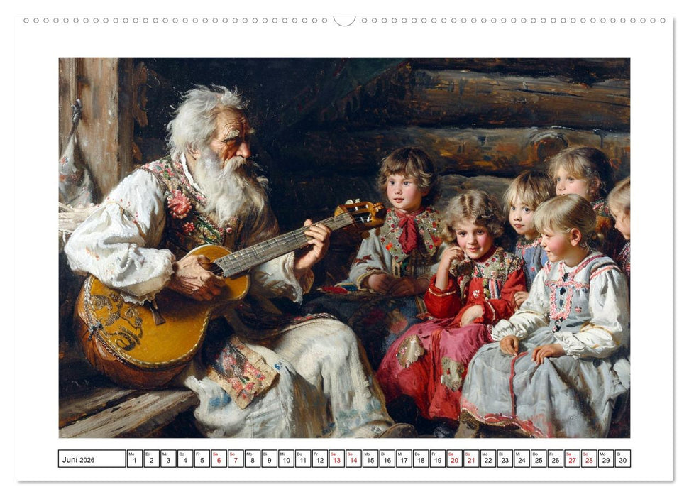 Reise mit der ostslawischen Seele (CALVENDO Premium Wandkalender 2026)