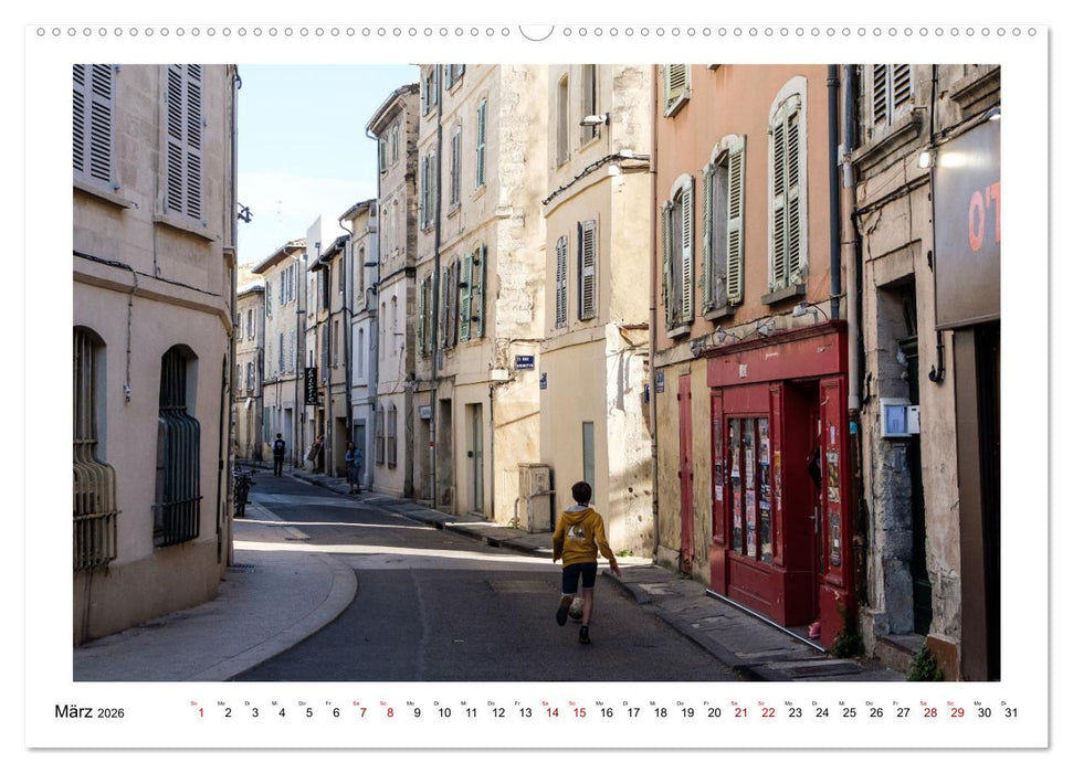In den Gassen von Avignon (CALVENDO Wandkalender 2026)