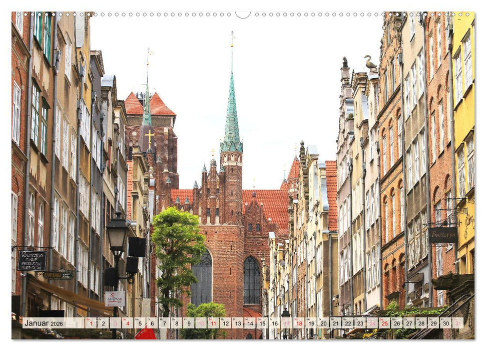 Danzig - Eine Perle Polens (CALVENDO Premium Wandkalender 2026)
