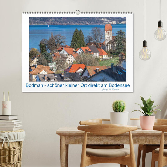 Bodman - schöner kleiner Ort direkt am Bodensee (CALVENDO Wandkalender 2026)