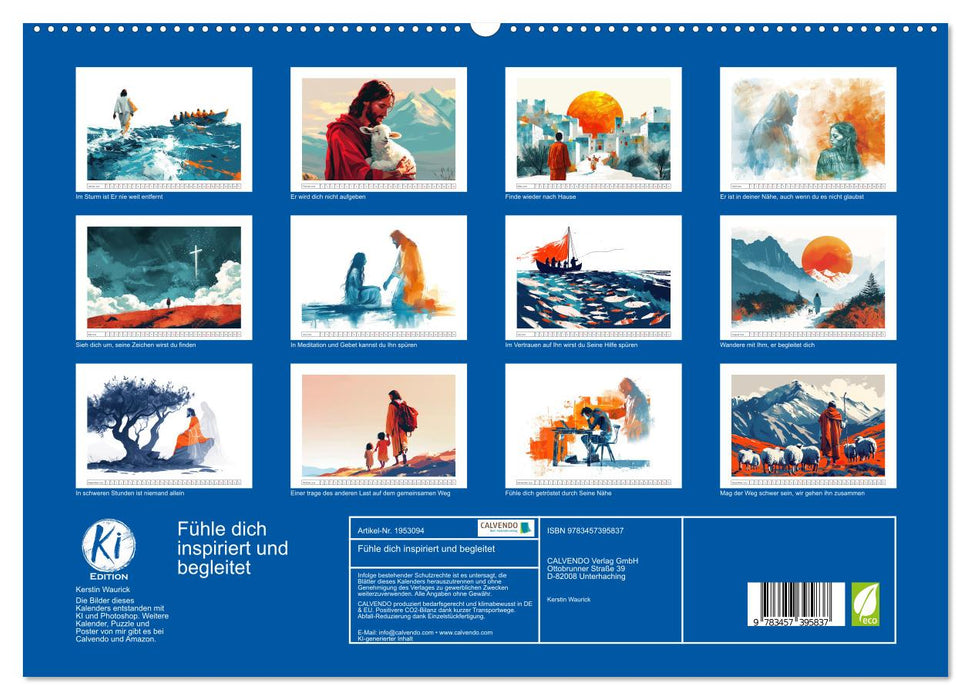Fühle dich inspiriert und begleitet (CALVENDO Premium Wandkalender 2026)