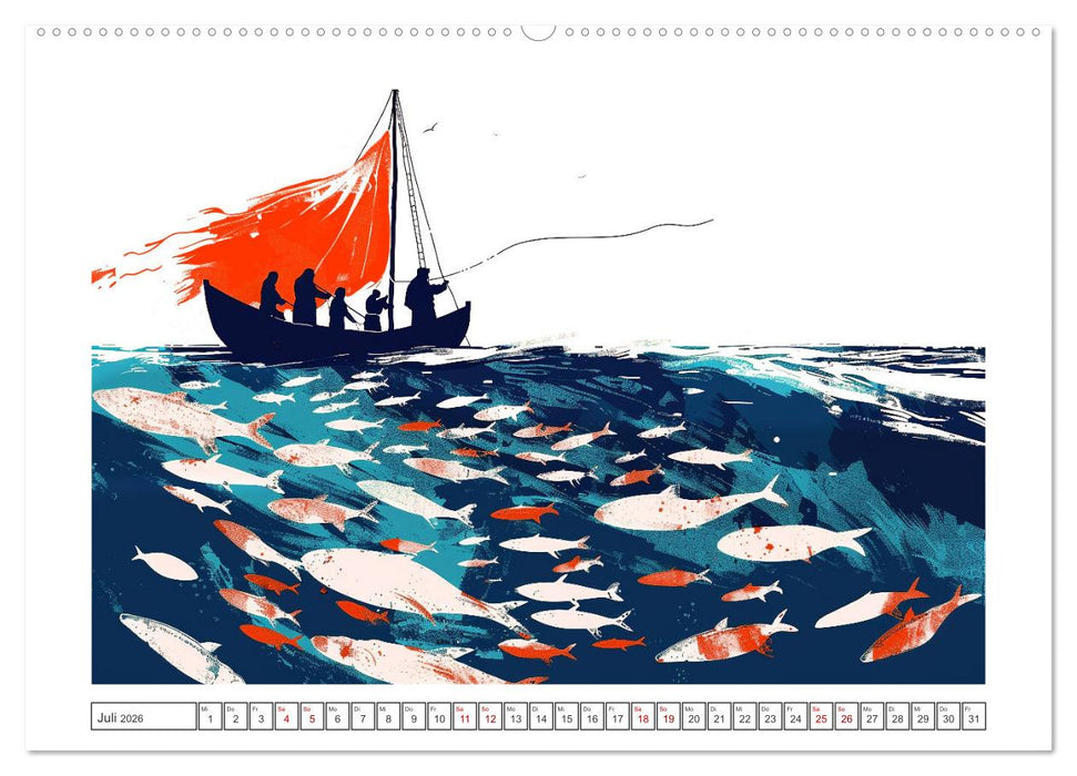 Fühle dich inspiriert und begleitet (CALVENDO Premium Wandkalender 2026)