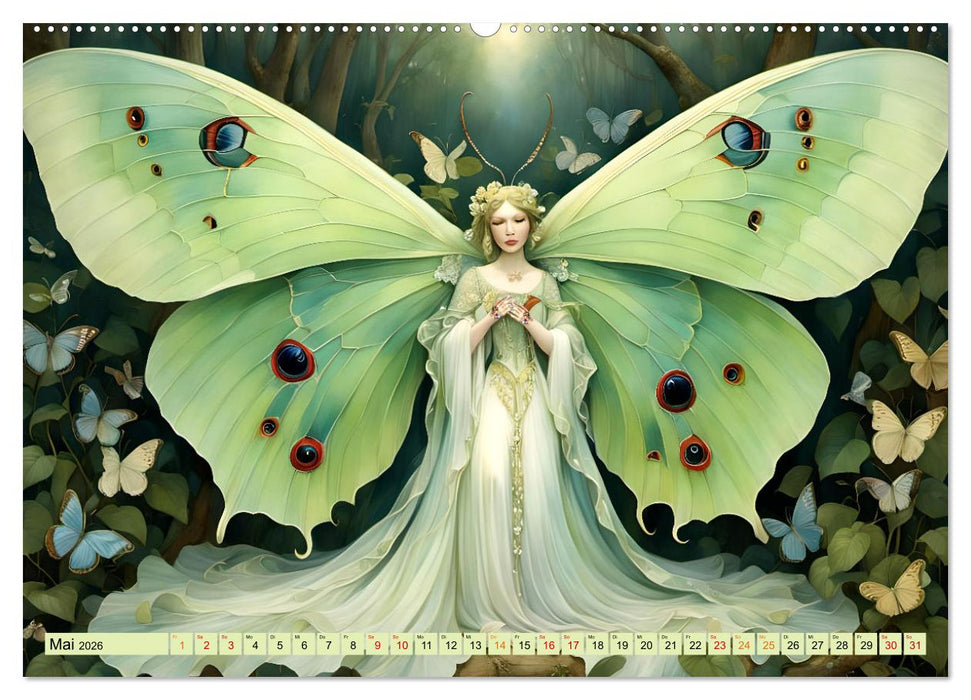 Flügel der Anmut (CALVENDO Premium Wandkalender 2026)