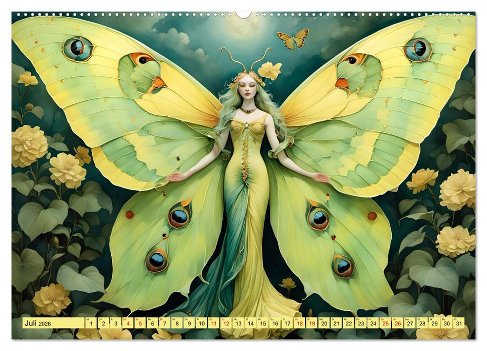 Flügel der Anmut (CALVENDO Premium Wandkalender 2026)