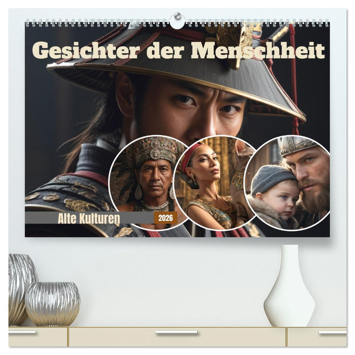 Gesichter der Menschheit (CALVENDO Premium Wandkalender 2026)