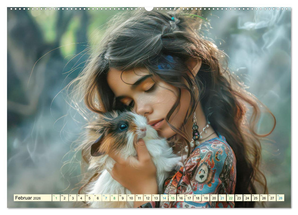 Tierliebe - In exotischer Umgebung (CALVENDO Wandkalender 2026)