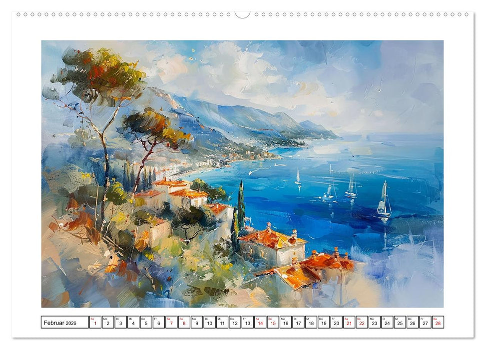 Toskana bis Provence (CALVENDO Premium Wandkalender 2026)