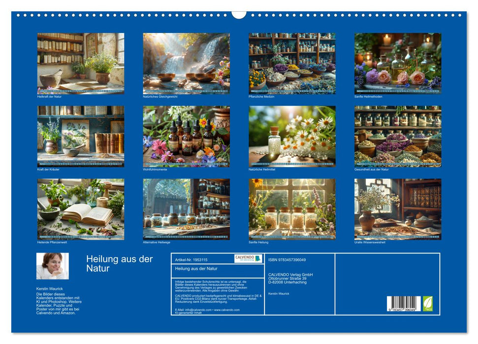 Heilung aus der Natur (CALVENDO Wandkalender 2026)