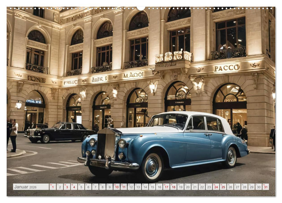 Virtual Classic Cars (CALVENDO Premium Wandkalender 2026)