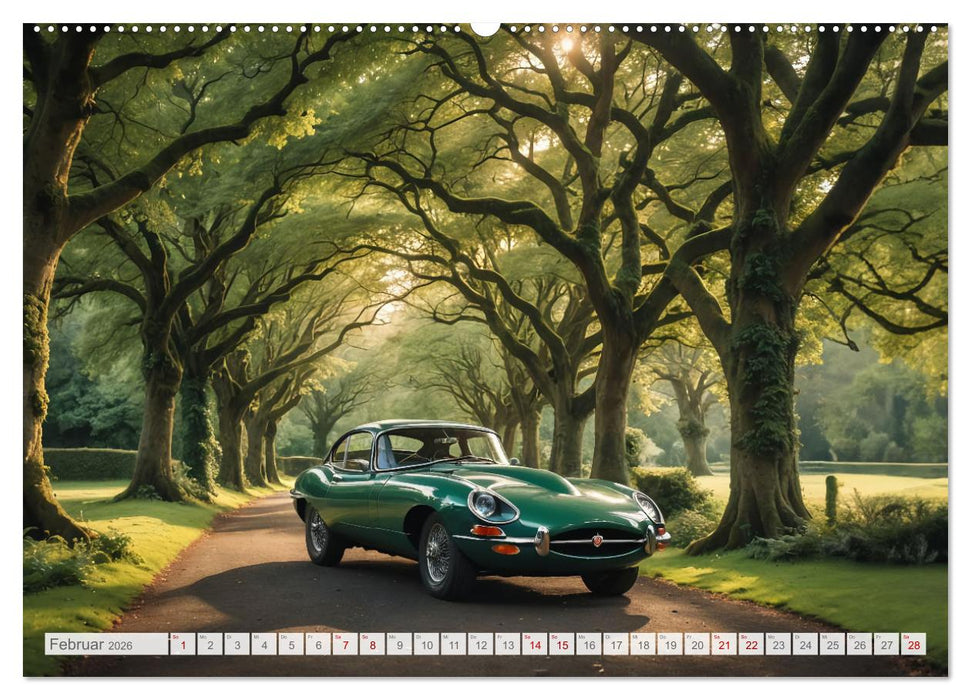 Virtual Classic Cars (CALVENDO Premium Wandkalender 2026)