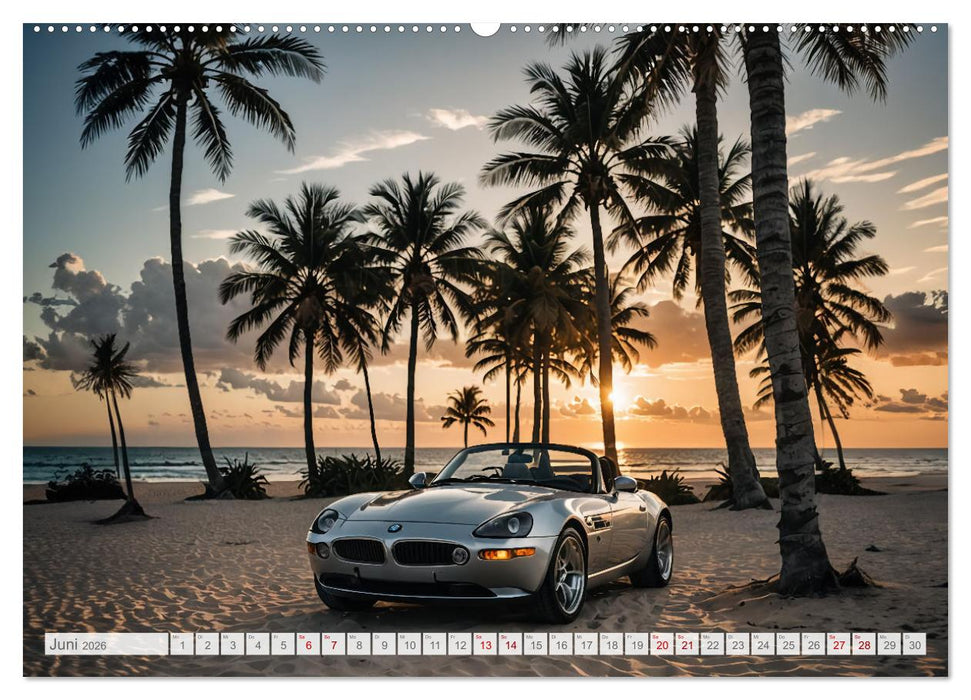 Virtual Classic Cars (CALVENDO Premium Wandkalender 2026)