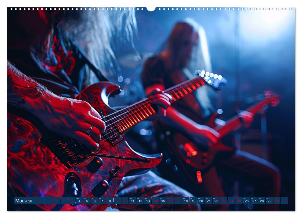 Wegbegleiter Gitarre (CALVENDO Wandkalender 2026)