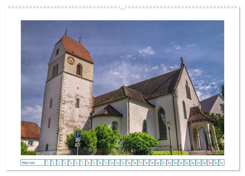 Bodman - schöner kleiner Ort direkt am Bodensee (CALVENDO Premium Wandkalender 2026)