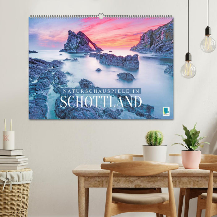 Naturschauspiele in Schottland (CALVENDO Wandkalender 2026)