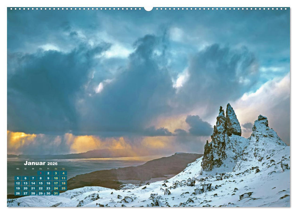 Naturschauspiele in Schottland (CALVENDO Wandkalender 2026)