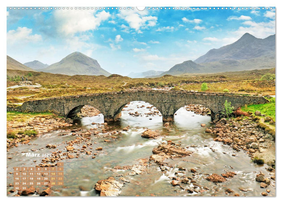 Naturschauspiele in Schottland (CALVENDO Wandkalender 2026)