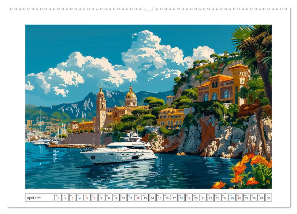 Reisestädte Europas (CALVENDO Wandkalender 2026)