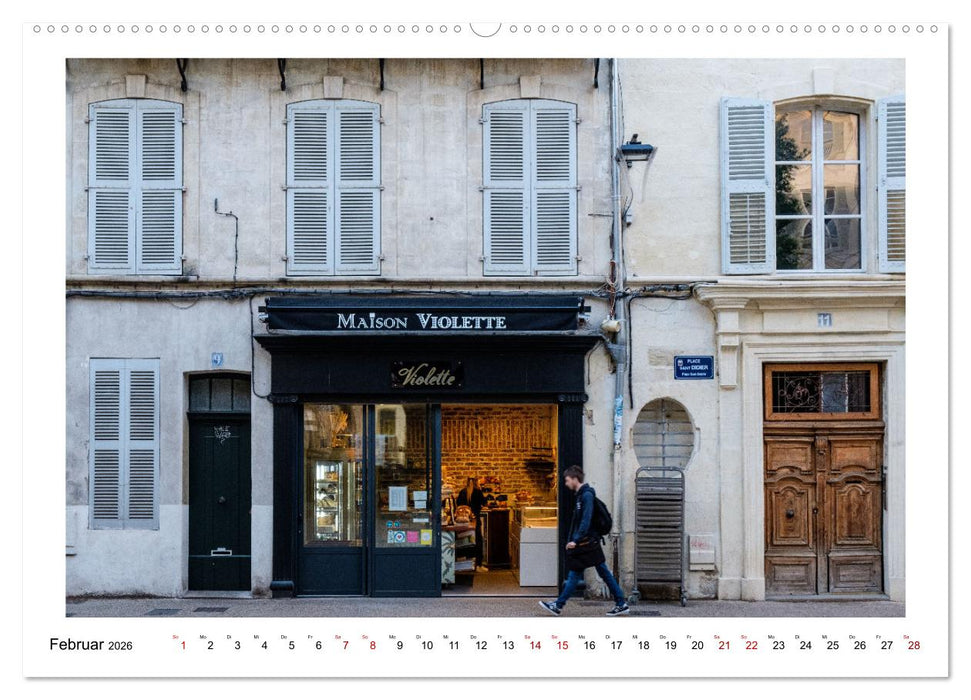 In den Gassen von Avignon (CALVENDO Premium Wandkalender 2026)