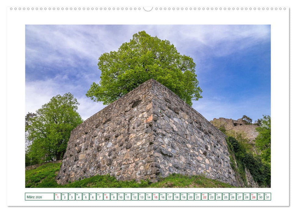 Festungsruine Hohentwiel im schönen Hegau (CALVENDO Wandkalender 2026)