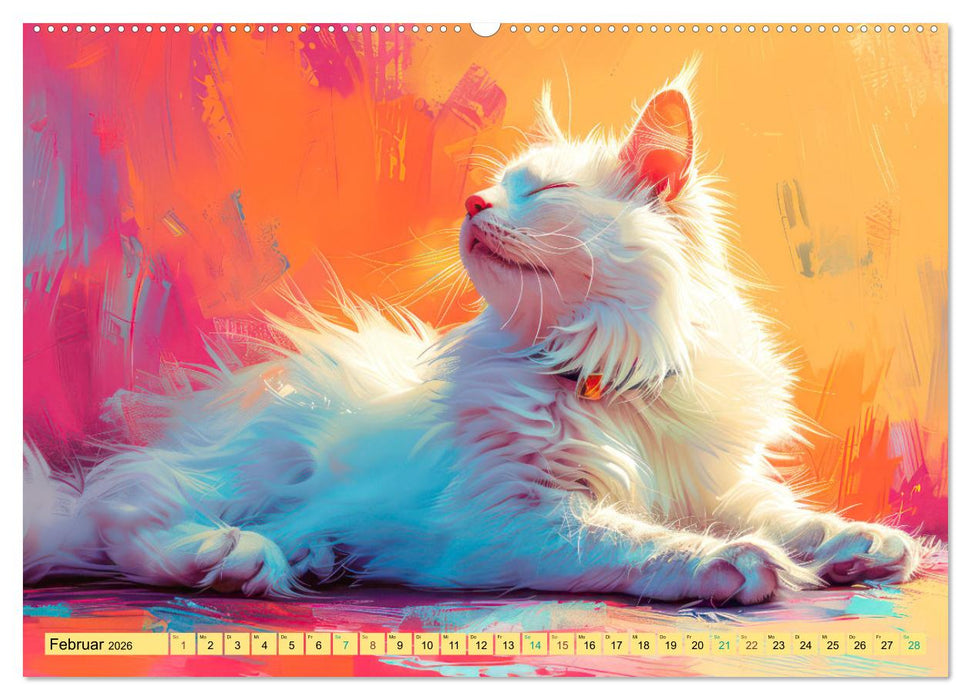 Tiere im Pop Art Kleid (CALVENDO Premium Wandkalender 2026)