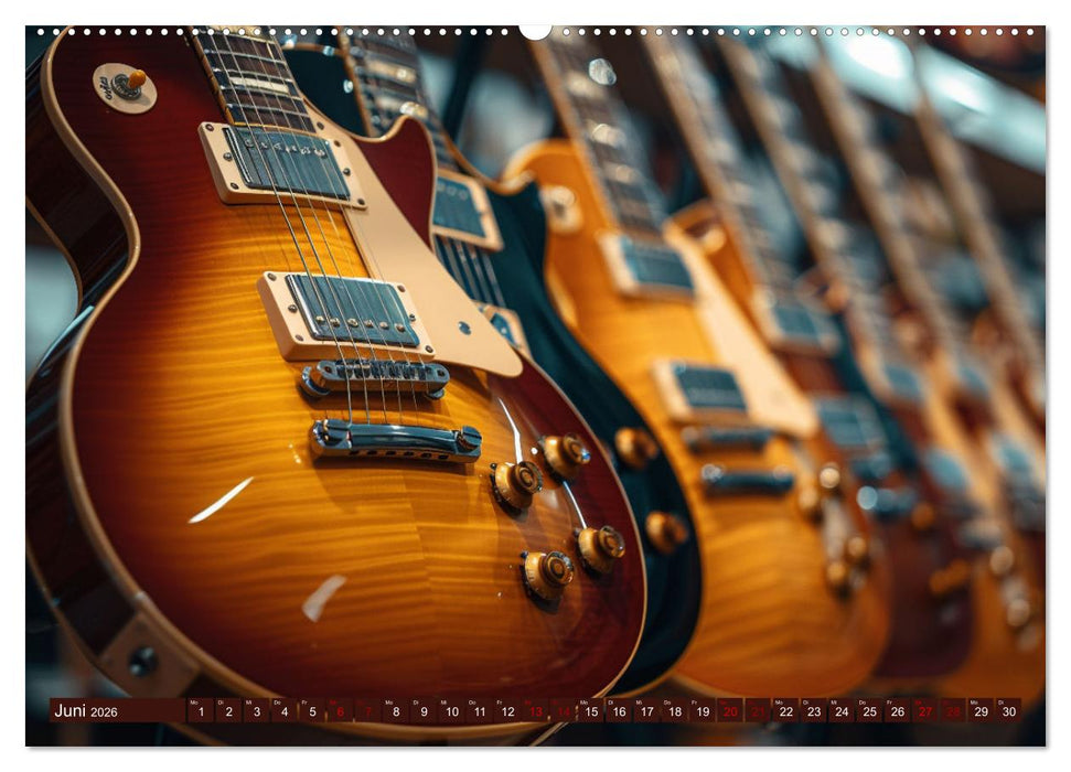 Wegbegleiter Gitarre (CALVENDO Premium Wandkalender 2026)