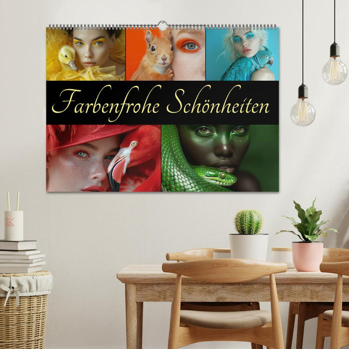 Farbenfrohe Schönheiten (CALVENDO Wandkalender 2026)