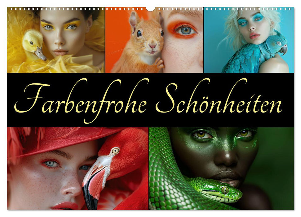 Farbenfrohe Schönheiten (CALVENDO Wandkalender 2026)