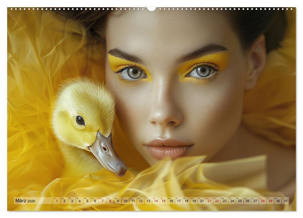 Farbenfrohe Schönheiten (CALVENDO Wandkalender 2026)