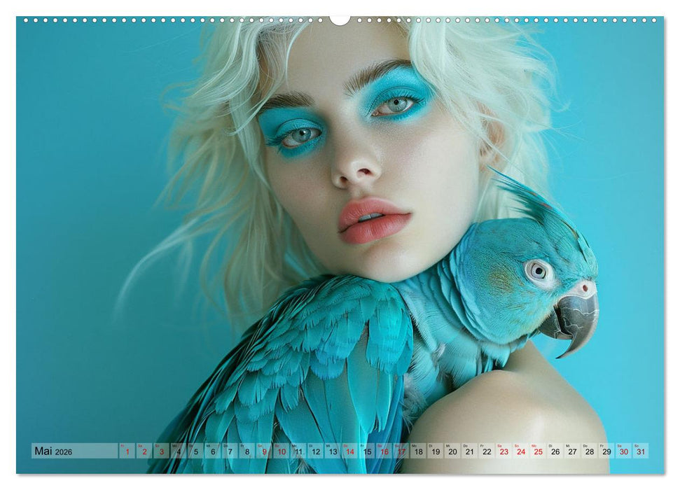 Farbenfrohe Schönheiten (CALVENDO Wandkalender 2026)