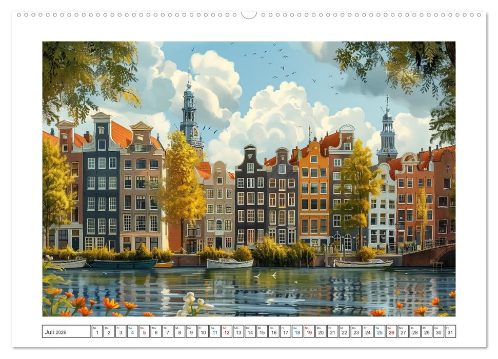 Reisestädte Europas (CALVENDO Premium Wandkalender 2026)