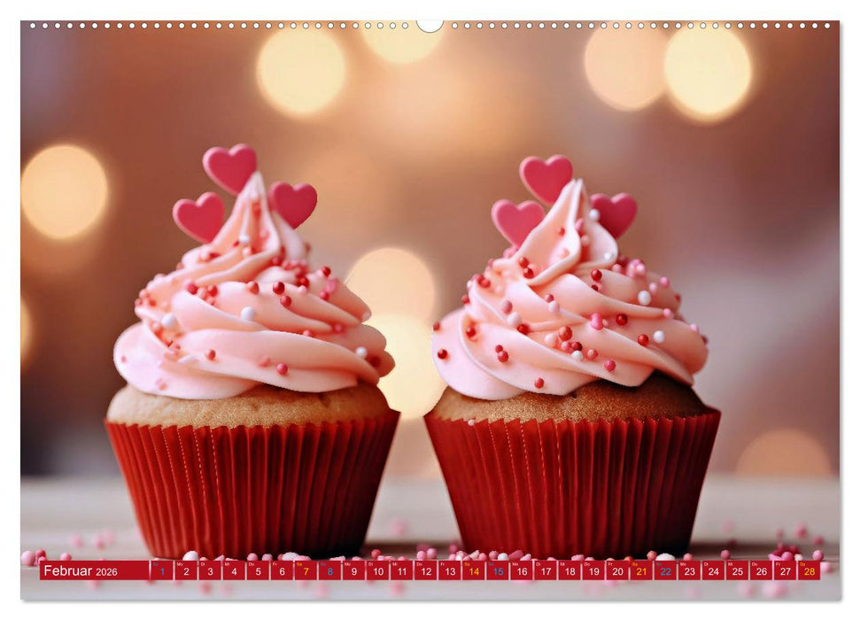 Cupcakes - die süße Verführung (CALVENDO Premium Wandkalender 2026)