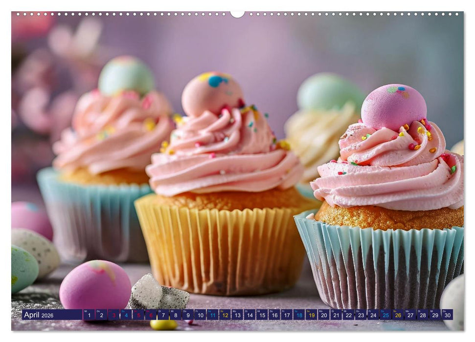 Cupcakes - die süße Verführung (CALVENDO Premium Wandkalender 2026)