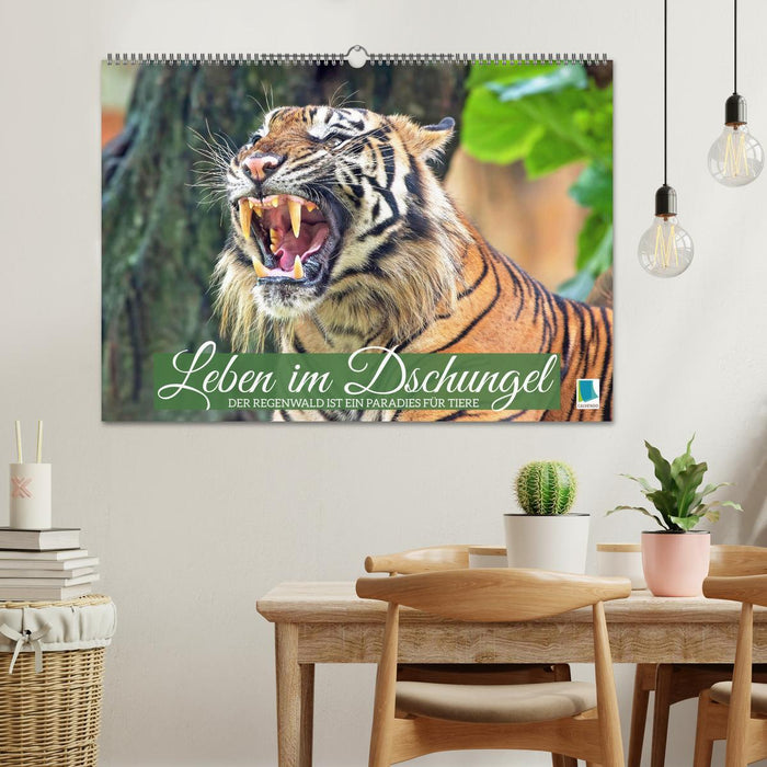 Leben im Dschungel: Der Regenwald ist ein Paradies für Tiere (CALVENDO Wandkalender 2026)