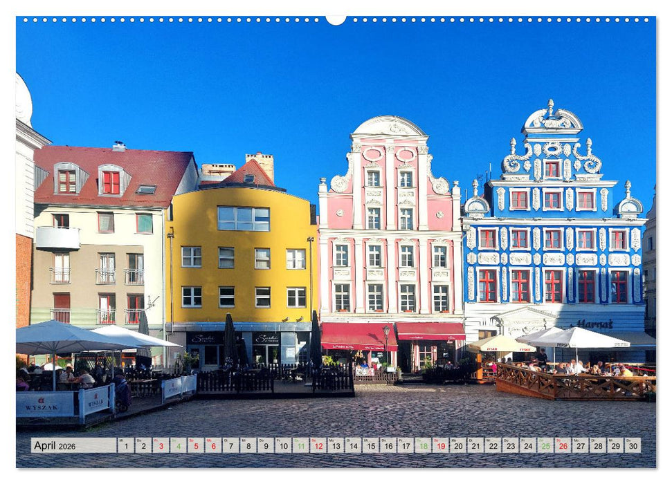 Stettin - Bedeutende Hafenstadt in Polen (CALVENDO Premium Wandkalender 2026)