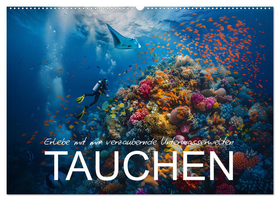 Erlebe mit mir verzaubernde Unterwasserwelten Tauchen (CALVENDO Wandkalender 2026)