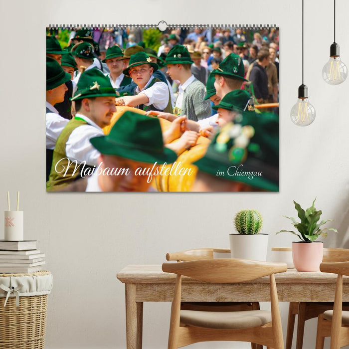 Maibaum aufstellen (CALVENDO Wandkalender 2026)
