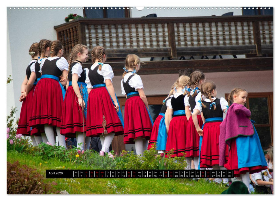 Maibaum aufstellen (CALVENDO Wandkalender 2026)