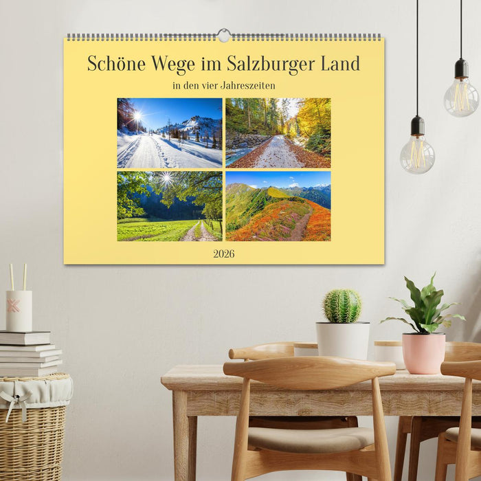 Schöne Wege im Salzburger Land (CALVENDO Wandkalender 2026)