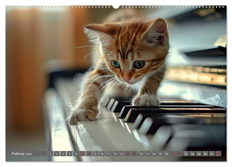Träume aus Piano, Klavier und Flügel (CALVENDO Premium Wandkalender 2026)