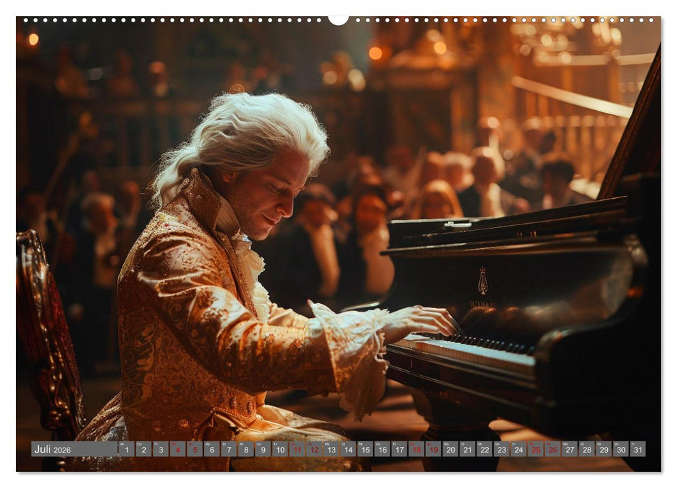 Träume aus Piano, Klavier und Flügel (CALVENDO Premium Wandkalender 2026)