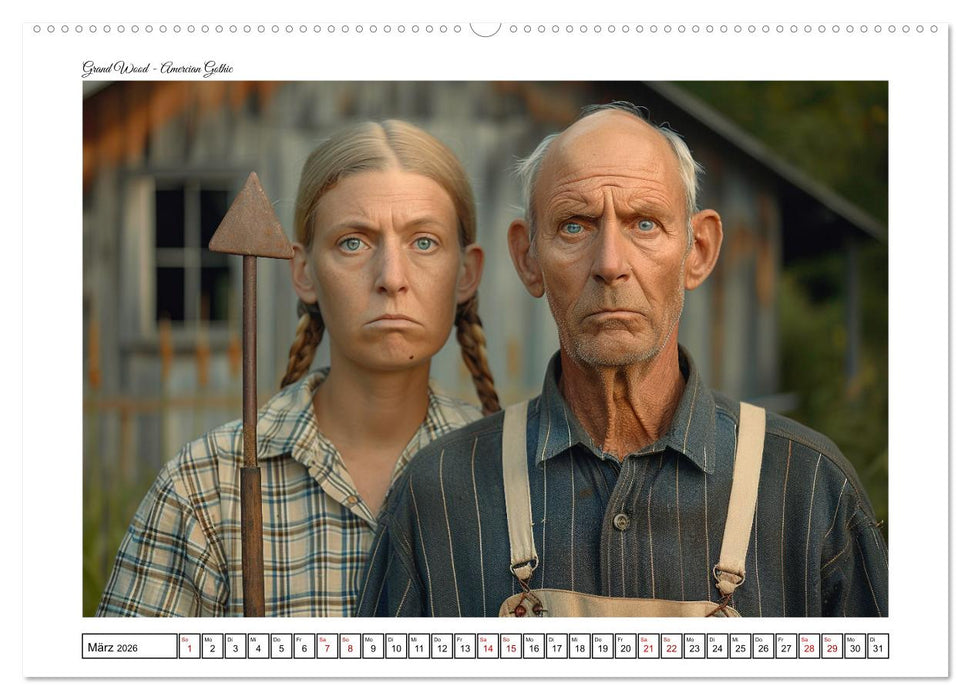 Alte Meister auf Zeitreise (CALVENDO Wandkalender 2026)