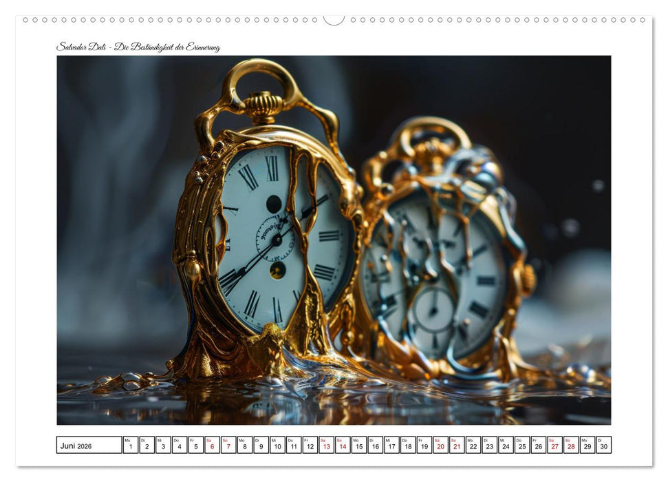 Alte Meister auf Zeitreise (CALVENDO Wandkalender 2026)