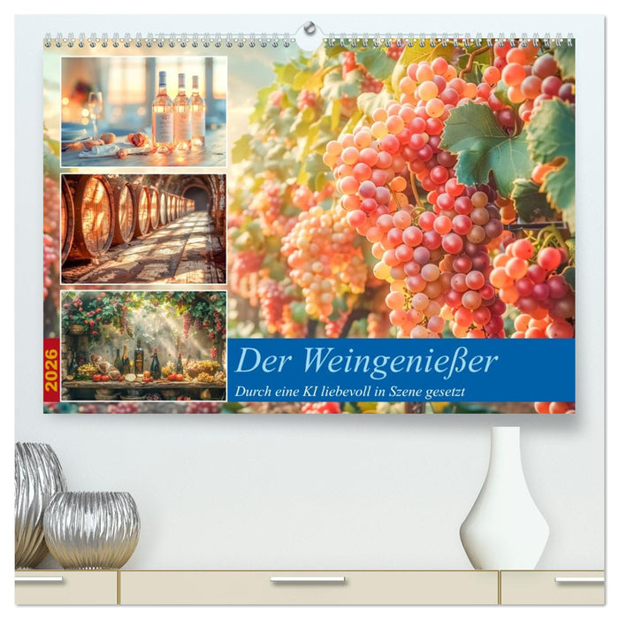 Der Weingenießer (CALVENDO Premium Wandkalender 2026)