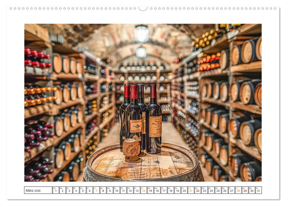 Der Weingenießer (CALVENDO Premium Wandkalender 2026)